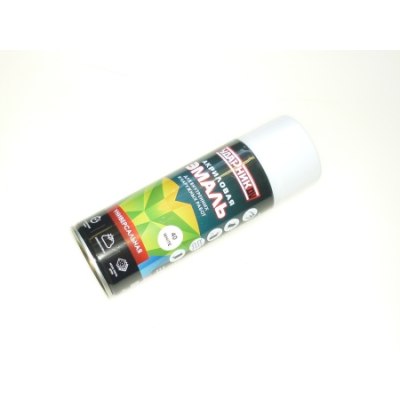Краска аэрозольная Ударник №40 520мл*300гр 'WHITE' белый /12