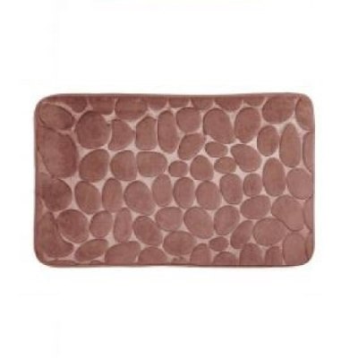 Коврик в ванную комнату 60*100см Камни Brown коричневый S008 1/30
