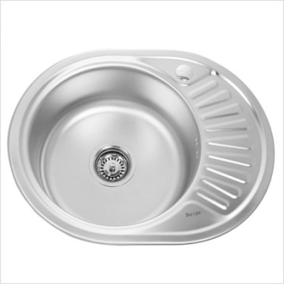 Мойка нержавеющая сталь врезная SKL 5745 ECO L 0.6/160 1P (*15) Левая