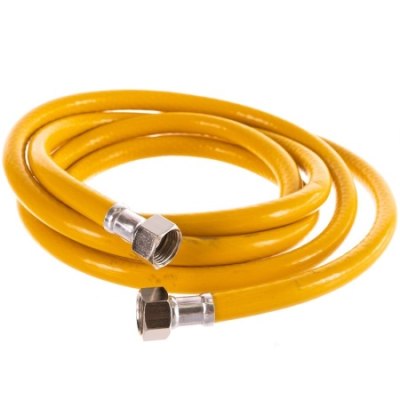 Подводка гибкая для газа ELKA ПВХ желтый 10*15 1/2' г/г 2,00м /40