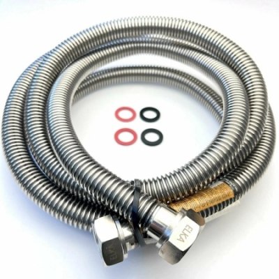 Сильфонная подводка для газа ELKA ПРОФИ 1/2' г/г 1,00м /