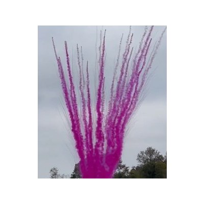 СУ0502512 Батарея салютов гендерн Pink smoke tail with crackling and whistling(F)(1,2'х25),IIIкл1/4