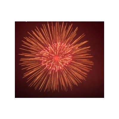 SH 0801 8' Flower wave chrys to white strobe with red strobe pistil (L4) 1/1