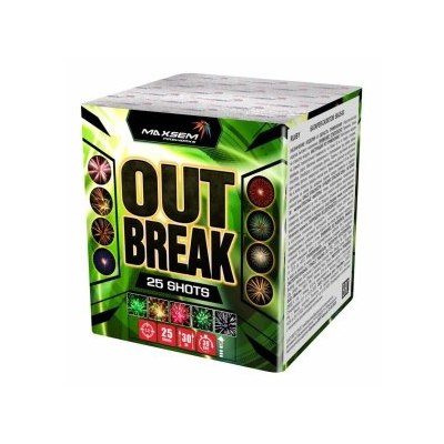 25-03 SB Батарея салютов 'OUT BREAK'  (1,25'х25) 1/4