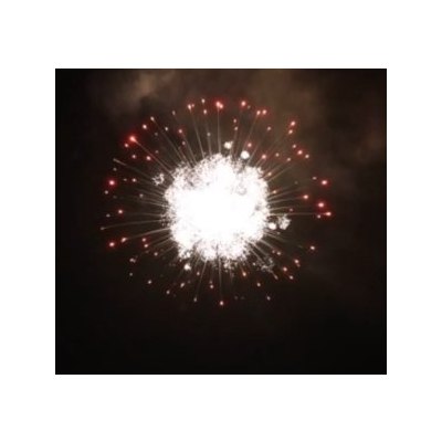 SH 4001 4' Red strobe w crackling chrys № Р-81 (P) 24/1