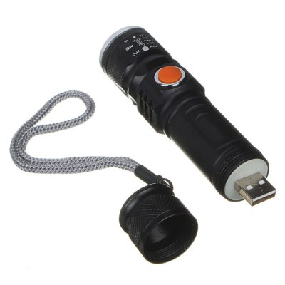 Фонарь аккумуляторный H-327-T6 zoom в коробке USB