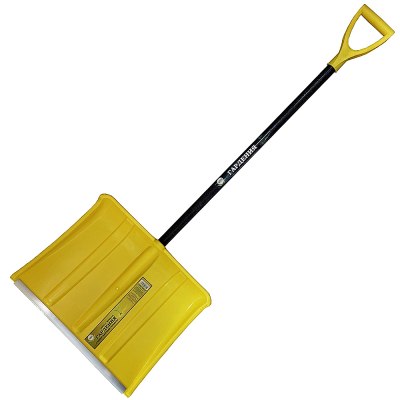 Лопата пласт Гардения Монблан 370*490 с ал. планк. Черенок фиберглас Д32 \5