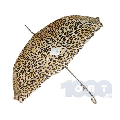 Зонт трость1386 Леопард  \48