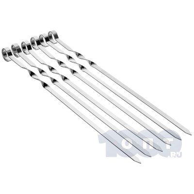 Шампур 500*10*1,5мм прямой  \50