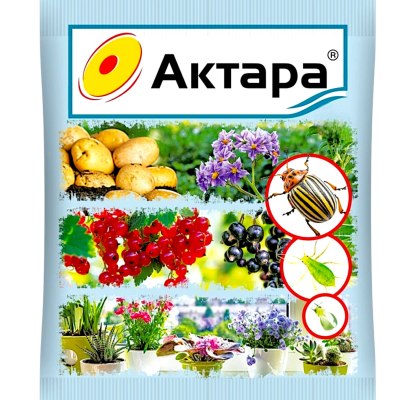 Актара против сосущих и грызущих насекомых 3гр