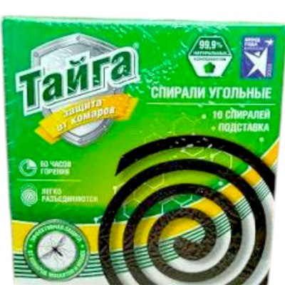 От комаров спирали ТАЙГА 10шт 30/60/ ИН-87, ИН-85, ИН-90, ИН-140