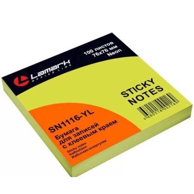 Блок для записи 76*51 ЭКО Р80 желтая \12