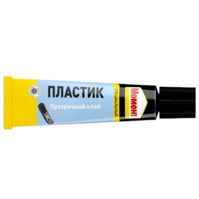 Клей МОМЕНТ ПЛАСТИК 30мл прозрачный \10\120