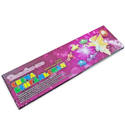 Бенгальские свечи 160 Волшебные огни (разноцвет.) цена за уп.6 /280