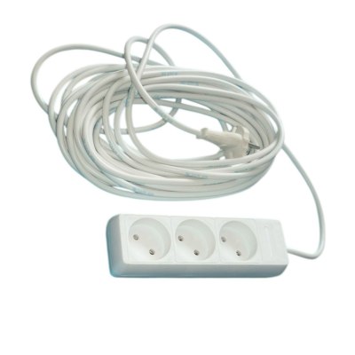 Удлинитель 3гн. 10м СТАНДАРТ ПВС 2*0,75 \25