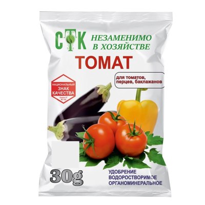 Удобрение комплексное водорастворимое 'Томат' 30г /СТК