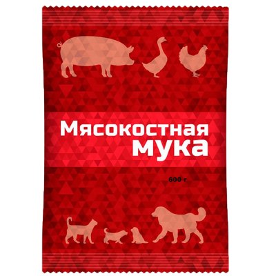 Мясокостная мука кормовая добавка 600г