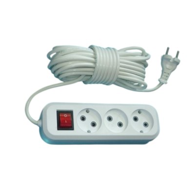 Удлинитель 3гн. 10м СТАНДАРТ+ВЫКЛ 10А \20