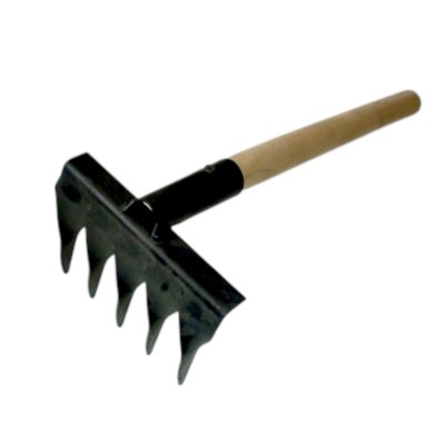 Грабли 5 зубьев с черенком витые  \10