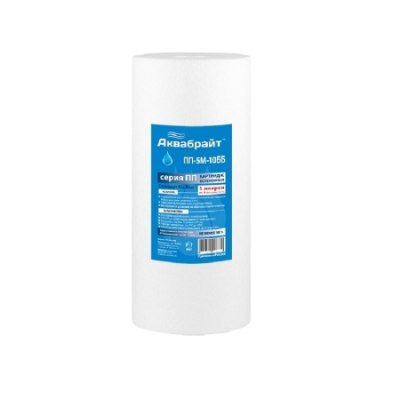 Картридж АКВАБРАЙТ ПП-5 М 5мкр SLIM 10' 254*61мм /50