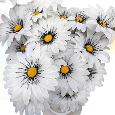 Цветок искусственный 3НН 35см Ромашка 5 бутов