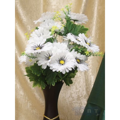 Цветок искусственный Ромашка 6 гол  №12  \40