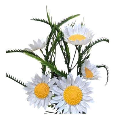 Цветок искусственный 25-114Н  Ромашка пластик Н-23   \40