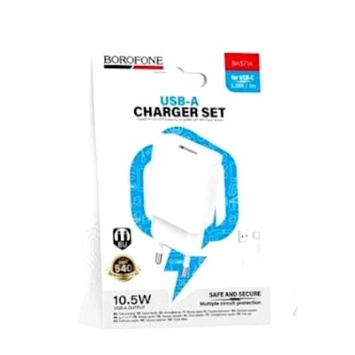 СЗУ Borofone BAS71A Type-C, белый