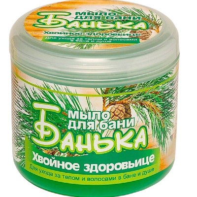 Мыло густое для бани 'Хвойное здоровице' 250мл