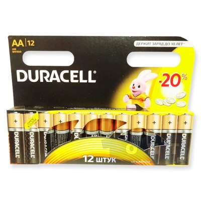 Батарейка Duracell LR6 BL 12