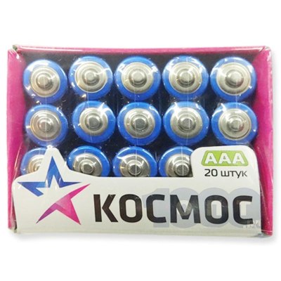 Батарейка Космос LR3 Box 20