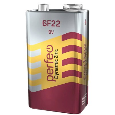 Батарейка Perfeo 6F22 Shrink 1 Dynamic Zinc (PF-3796)