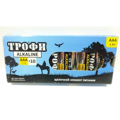Батарейка Трофи R3 Shrink 10 Heavy DUTY