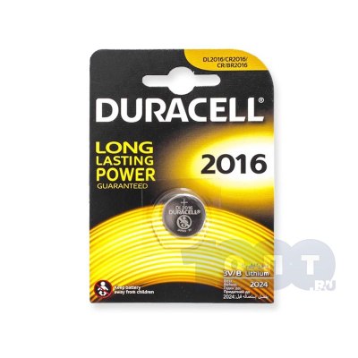 Батарейка Duracell CR 2016 BL1