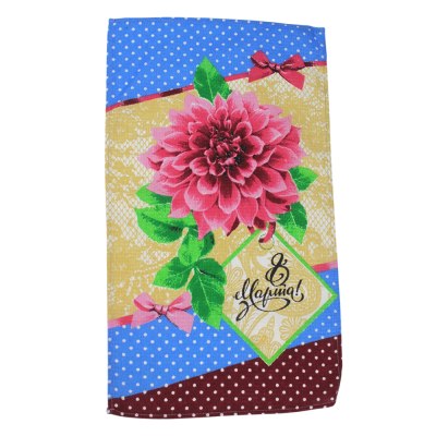 Полотенце вафельное 8 марта\цветы