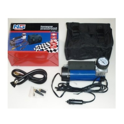 Компрессор авто ,12V,140W,25л/м в сумке,металл NG