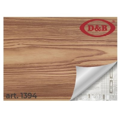 Пленка самоклеящаяся D&B1394 45см*8м дерево св-корич /20