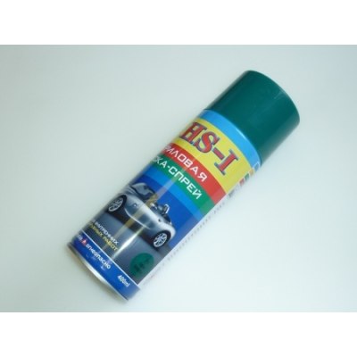 Краска аэрозоль HS-I №71 акриловая 400мл*240гр GEM GREEN Изумруд /12