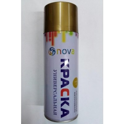 Краска аэрозоль Nova №35 450мл (Золотистая) /24