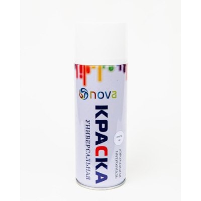 Краска аэрозоль Nova №40 450мл (Белая) /24