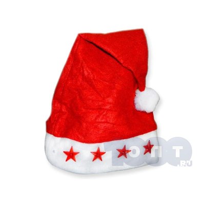 Колпак Деда мроза звездочки мигающий №2 \67CL-3-631\  \12\480