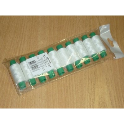 Нитки RUNIS белые №40 (200м) 10шт арт. 6-025 /70