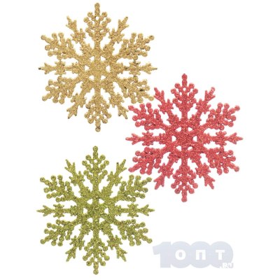 Елочное украшение Сосульки №15 12шт 13см прозрачные