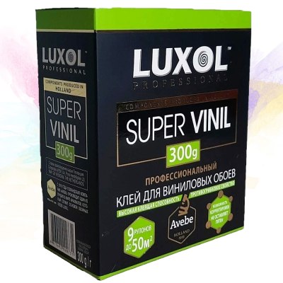 Клей обойный LUXOL SUPER VINIL (professional) 300гр.коробка