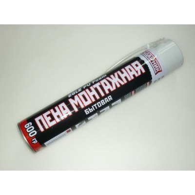 Пена монт. быт. 600гр 'УДАРНИК' всесезонная WL-2.600G /12