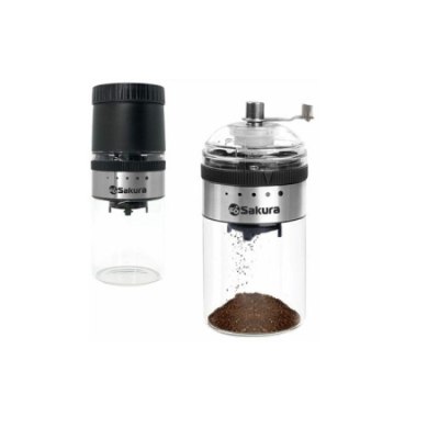Кофемолка механическая SA-6164 стекл