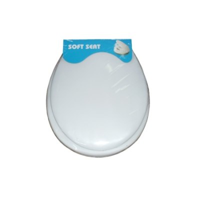 Сиденье для унитаза мягкое Soft Seat Белое /12 4W-333