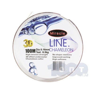 Леска 3D LINE Chameleon 100м 0,16