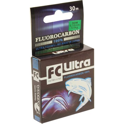 Леска FLUROCARBON FC Ultra 30м 0,18мм 5кг