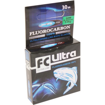 Леска FLUROCARBON FC Ultra 30м 0,20мм 5.9кг